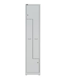 BISLEY Garderoben- Allzweckschrank LIGHT BxTxH 400x500x1850 mm, lichtgrau, GL04Z245