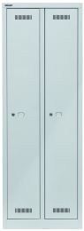 BISLEY Garderobenschrank MonoBloc BxTxH 610x500x1700 mm, lichtgrau, ML06D1645