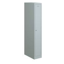 BISLEY Garderobenschrank Primary Locker BxTxH 300x500x1800 mm, lichtgrau, PL3050S1645