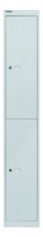 BISLEY Garderoben- & Schließfachsystem OFFICE BxTxH 305x305x1802 mm, lichtgrau, CLK122645