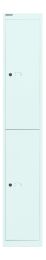 BISLEY Garderoben- & Schließfachsystem OFFICE BxTxH 305x305x1802 mm, verkehrsweiß, CLK122696