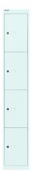 BISLEY Garderoben- & Schließfachsystem OFFICE BxTxH 305x305x1802 mm, verkehrsweiß, CLK124696