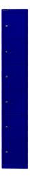 BISLEY Garderoben- & Schließfachsystem OFFICE BxTxH 305x305x1802 mm, oxfordblau, CLK126639
