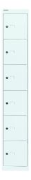 BISLEY Garderoben- & Schließfachsystem OFFICE BxTxH 305x305x1802 mm, verkehrsweiß, CLK126696