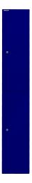 BISLEY Garderoben- & Schließfachsystem OFFICE BxTxH 305x457x1802 mm, oxfordblau, CLK182639