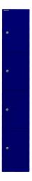 BISLEY Garderoben- & Schließfachsystem OFFICE BxTxH 305x457x1802 mm, oxfordblau, CLK184639