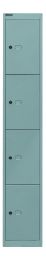 BISLEY Garderoben- & Schließfachsystem OFFICE BxTxH 305x457x1802 mm, silber, CLK184355