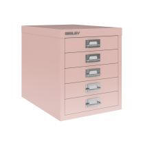 BISLEY Schubladenschrank MultiDrawer BxTxH 279x380x325 mm, pastellpink, L125620