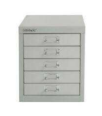BISLEY Schubladenschrank MultiDrawer BxTxH 279x380x325 mm, silber, L125355 