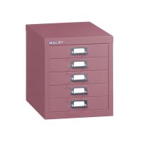BISLEY Schubladenschrank MultiDrawer BxTxH 279x380x325 mm, pink, L125601