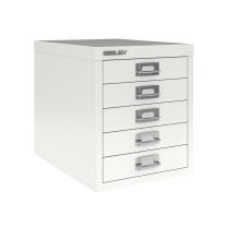 BISLEY Schubladenschrank MultiDrawer BxTxH 279x380x325 mm, verkehrsweiß, L125696