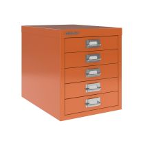 BISLEY Schubladenschrank MultiDrawer BxTxH 279x380x325 mm, orange, L125603