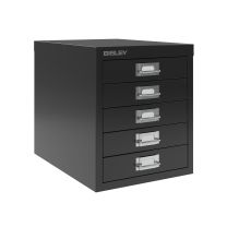BISLEY Schubladenschrank MultiDrawer BxTxH 279x380x325 mm, schwarz, L125633