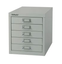 BISLEY Schubladenschrank MultiDrawer BxTxH 279x380x325 mm, lichtgrau, L125645