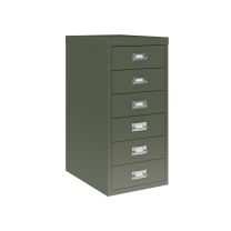 BISLEY Schubladenschrank MultiDrawer BxTxH 279x380x325 mm, olivgrün, L296623
