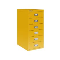 BISLEY Schubladenschrank MultiDrawer BxTxH 279x380x325 mm, sunflower, L296642