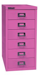 BISLEY Schubladenschrank MultiDrawer BxTxH 279x380x590 mm, pink, L296601