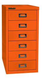 BISLEY Schubladenschrank MultiDrawer BxTxH 279x380x590 mm, orange, L296603