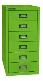 BISLEY Schubladenschrank MultiDrawer BxTxH 279x380x590 mm, grün, L296604