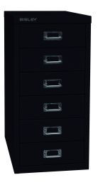 BISLEY Schubladenschrank MultiDrawer BxTxH 279x380x590 mm, schwarz, L296633
