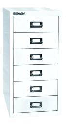 BISLEY Schubladenschrank MultiDrawer BxTxH 279x380x590 mm, verkehrsweiß, L296696