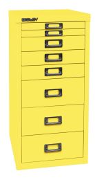 BISLEY Schubladenschrank MultiDrawer BxTxH 279x380x590 mm, zinkgelb, L298641