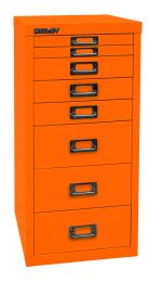 BISLEY Schubladenschrank MultiDrawer BxTxH 279x380x590 mm, orange, L298603