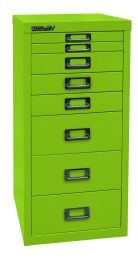 BISLEY Schubladenschrank MultiDrawer BxTxH 279x380x590 mm, grün, L298604
