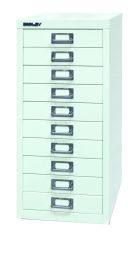 BISLEY Schubladenschrank MultiDrawer BxTxH 279x380x590 mm, verkehrsweiß, L2910696