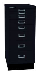 BISLEY Schubladenschrank MultiDrawer BxTxH 279x380x670 mm, schwarz, L298S633
