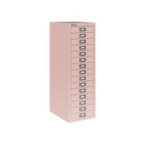 BISLEY Schubladenschrank MultiDrawer BxTxH 279x380x860 mm, pastellpink, L3915620