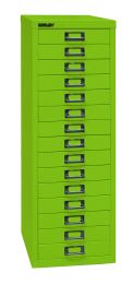 BISLEY Schubladenschrank MultiDrawer BxTxH 279x380x860 mm, grün, L3915604