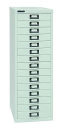 BISLEY Schubladenschrank MultiDrawer BxTxH 279x380x860 mm, lichtgrau, L3915645