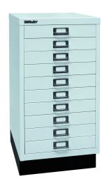 BISLEY Schubladenschrank MultiDrawer BxTxH 349x432x670 mm, lichtgrau, L29A310S645