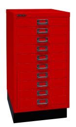 BISLEY Schubladenschrank MultiDrawer BxTxH 349x432x670 mm, kardinalrot, L29A310S670