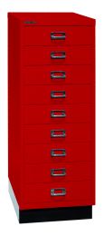 BISLEY Schubladenschrank MultiDrawer BxTxH 349x432x940 mm, kardinalrot, L39A39S670