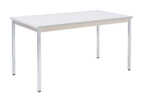 BISLEY Mehrzwecktisch, rechteckig, BxTxH 1400x800x740 mm, Dekor grau | Gestell chrom, MTC251408G399