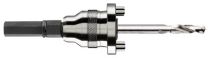 BOSCH Adapter für Lochsägen mit Gewindeaufnahme, 1/2 Zoll/5/8 Zoll-Gewinde inkl. Zentrierbohrer 