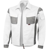 Bundjacke PRO MG245g weiß/grau Gr. 2XL