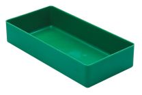 Einsatzkasten, Polystyrol, LxBxH 99x99x40 mm, Farbe grün, VE 50 Stück