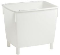 Kunststoff-Großbehälter, PE, ohne Spundloch, mit 4 Füßen, Volumen 400 l, LxBxH außen/innen 940x730x830/875x640x700 mm