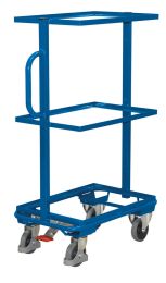 VARIOfit Beistellwagen, 3 offenen Rahmen (fest), Ladefläche LxB 610x410 mm, Außenmaße LxBxH 815x455x1185 mm, Traglast 200 kg, sw-400.800