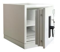Datensicherungstesor, Sicherheitsstufe A + S2, S60DIS, BxTxH 563x630x635 mm, Volumen 58 l, 1 Boden, RAL 7035 lichtgrau