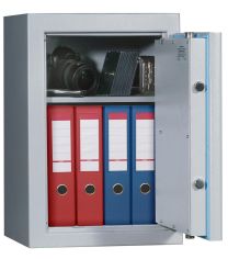 Dokumentenschrank, Sicherheitsstufe Kl. I, LFS30P, BxTxH 495x472x675 mm, Volumen 55 l, 1 Boden, RAL 7035 lichtgrau