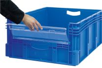 Sichtscheibe Polycarbonat, transparent, BxH 458x198 mm zu Euronorm-Mehrwegbehälter, VE 2 Stück