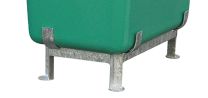 Cemo Stahlfußgestell, verzinkt, für GFK-Rechecktbehälter Volumen 1500 l, Gewicht ca. 42 kg, 8010