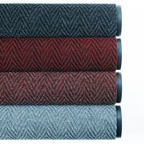 Schmutzfangmatte mit antistatischen Polypropylenfasern auf Vinylrücken - LxB 1500x900 / 1800x1200 / 3000x1300 / 6000x1300 mm
