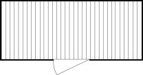Materialcontainer, verzinkt, zerlegt, ohne Fußboden, BxTxH 5080x2170x2150 mm