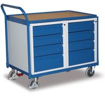 VARIOfit Tischwagen mit 1 Ladefläche, SW-600.608