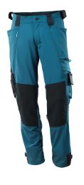 MASCOT  Bundhose "Advanced" m. Dyneema dunkelpetroleum, Gr.56